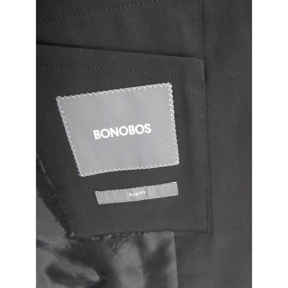 Bonobos Sport Coat 38 Short Blazer Wool Blend Slim Fit Business Lined - Picture 11 of 13